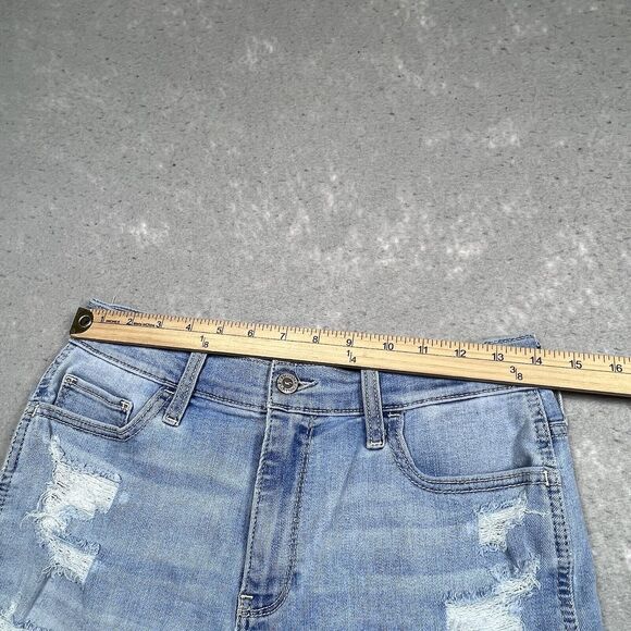 Hollister Shorts Womens SZ 9 Short-Short High Rise 3” Inseam Distressed Raw Hem - Picture 7 of 13